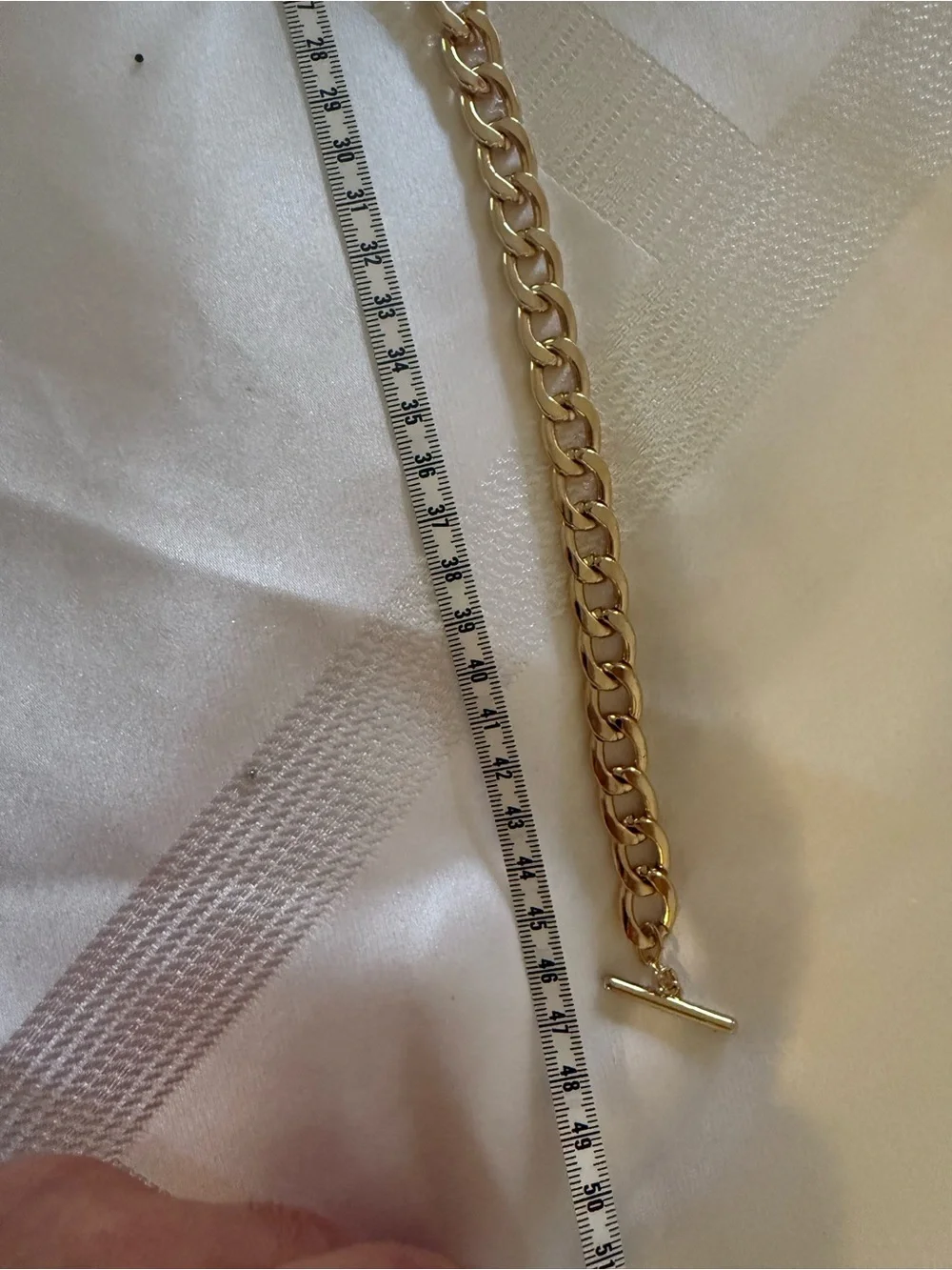Cynthia Rowley Gold Curb Chain Necklace
